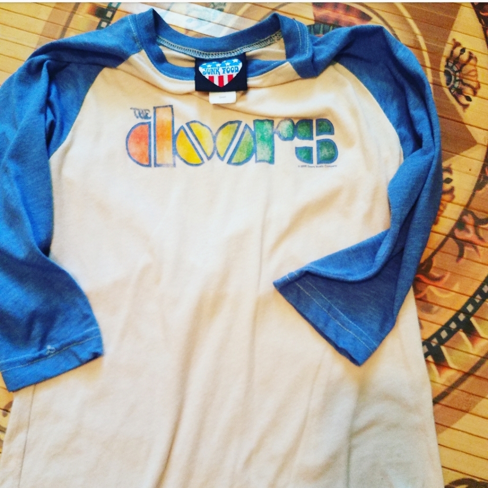 Junk Food Clothing The Doors 3/4 sleeve tee